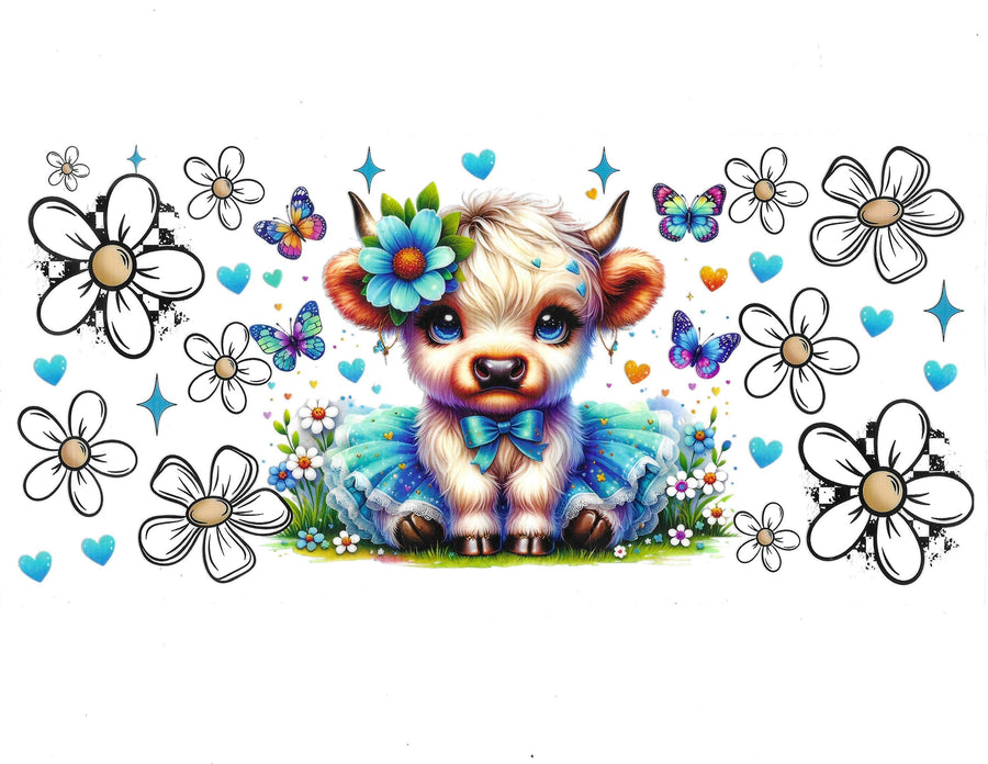 Highland Cows/Butterflys