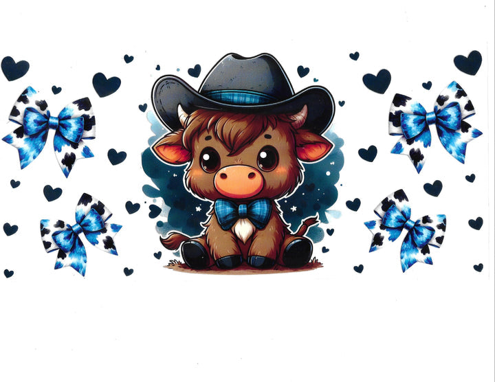 Highland Cows/Butterflys