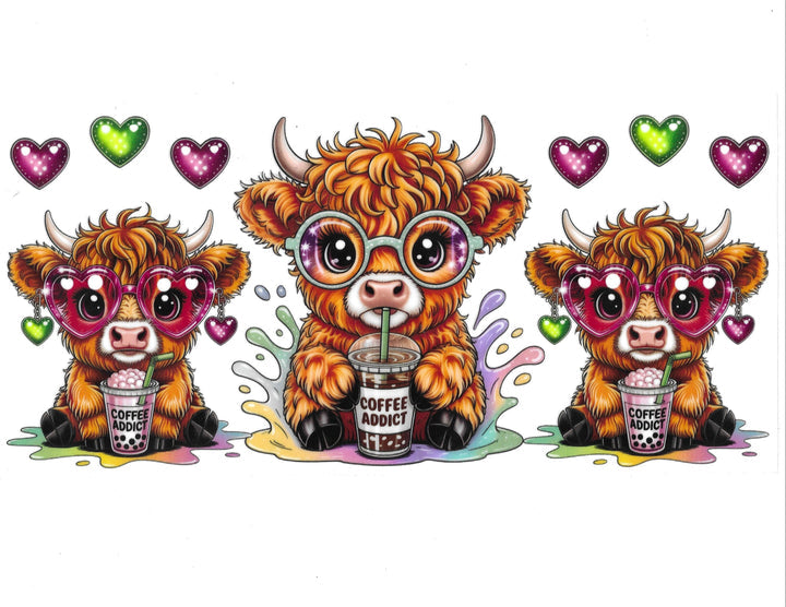 Highland Cows/Butterflys